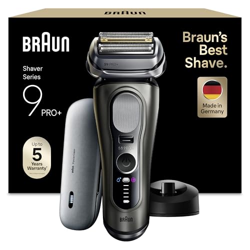 Braun Serie 9 Pro+ Rasoio Elettrico Barba, Custodia, 9625s Grafite