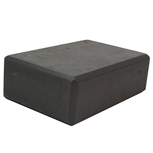 Sol Living Yoga Block - Compact Durable High Density EVA Foam Block for Balance and Stability, Exercise, Fitness, Pilates and Yoga Accessory - 3" x 6" x 9" Black Color - Thumbnail 4