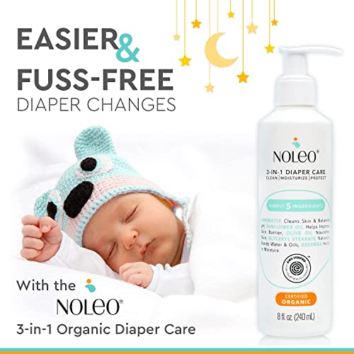 Multipurpose Organic Diaper Care EWG Verified (8oz) Baby Cleanser