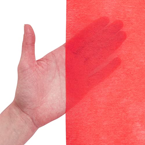 Red Carpet Runner for Party, 50 Ft Runway Aisle for Weddings, Banquets