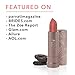 100% PURE Cocoa Butter Matte Lipstick Full Stay All Day Coverage, Lasting Moisturizing & Softening Natural Lip Color for All Skin Tones, Vegan Fruit Pigmented Mirage (Cool Deep Dusty Pink) - 0.15 oz