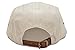 Skyed Apparel 5 Panel White Polka Dot Camper Cap Hat Collection With Genuine Leather Strap