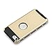 iPod Touch 6 Case, iPod Touch 5 Case,Lantier 2 in 1 2 Pieces Style Hybrid Hard Dual Layer Shockproof Cover for Apple iPod iTouch 6 / iTouch 5 6th Generation with Stylus (Gold/Black)