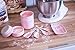 Mason Jar Ceramic Spoon Rest for Stove Top - Stylish Cooking Spoon Holder for Kitchen Counter - Retro & Vintage Utensil Rest - Cute Ladle Holder & Kitchen Decor - Dishwasher & Microwave Safe (Pink)