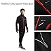 RockBros Winter Cycling Fleece Thermal Windproof Jacket Outdoor Sport Coat Casual Riding Long Sleeve Jersey for Men Black