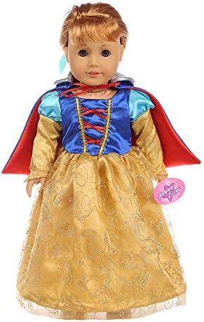 Dimanul American Girl Clothes,American Girl Doll Stuff,American Girl Doll Outfits,American Girl Clothing, Christmas Toys,Gift, Cute Beautiful Princess Dress for 18 Inch American Girl Doll