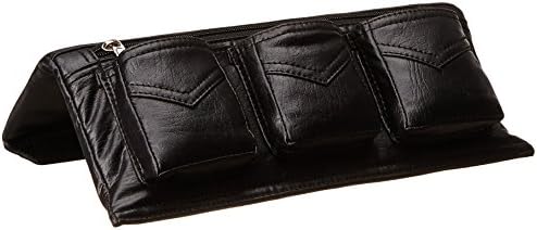 Smoke Car Accessories Plain 3 Pocket Car Arm Rest with Mobile Holder (Black)