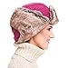 MELIFLUOS DESIGNED IN SPAIN Trapper Hat for Men and Women Russian Warm Fur Ski Fall Winter Hunting (TH01-12) Magenta