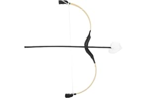 GLEAVI Bow and Arrow Costume Prop Set, Plastic Bows and Arrows Toys for Festival Cosplay and Halloween
