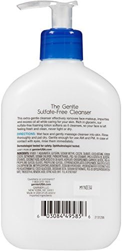 garnier gentle cleanser
