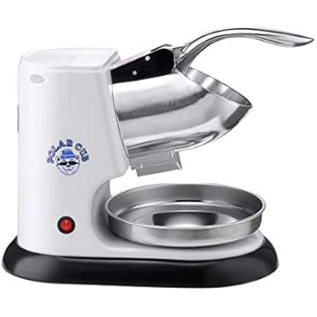 Great Northern Popcorn 83-NA6068 Northern Electric White Crusher and Snow Cone Machine | Stainless Steel for Shaved Ice, Slushies and Frozen Drinks