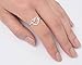 Women's Heart Infinity Knot Classic Ring New 925 Sterling Silver Band Sizes 3-10