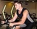 Cimkiz Mens Sauna Vest Sweat Body Shaper Waist Trainer Neoprene Tank Top Shapewear Shirt Workout Suit no Zip Black&Grey XL
