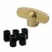 Prime-Line H 3896 Universal, Champagne Tee-Crank Casement Window Handle (2 Pack)