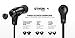 Sentey LS-4215 Oryon Plus Black Earbuds with Improved Sound Quality Metal Audiophile in-Ear Headphones Earphones Headset for Music Running Travel Carrying Case Included Inline Microphone Control