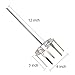 WRKAMA 4 inch Stainless Steel Meat Shredder Pork Puller Drill Attachment BBQ Tools pits Big Green Egg Meat True Tool Used with Standard Hand Drill shreding