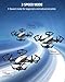 Mini Drone, Potensic D20 Nano Quadcopters with Camera, Altitude Hold, Remote Control, Headless Model, Small Drones for Kids/Beginners