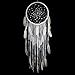 Caught Dreams Suedette Pearl Dreamcatcher Traditional Boho Wedding Style | Non Vibrant Colors | Large Size 12.5