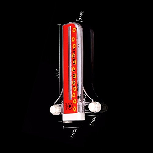 Diswoe Bike Rim Lights, Ultra Bright LED Bicycle Waterproof Wheel Light 32LED/32Patterns Bicycle Rim Light, String Colorful Bicycle Tire Accessories (multicolor)