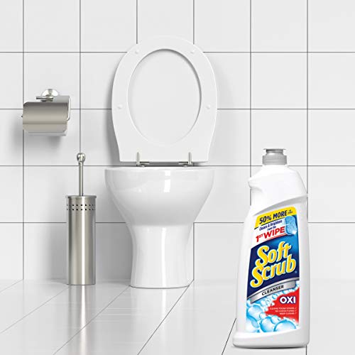 Soft Scrub Multi-Purpose Kitchen and Bathroom Cleanser with Oxi, 36 Ounce