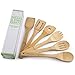 MEGALOWMART® 6 Piece Bamboo Kitchen Tools Utensil Set