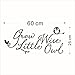 Ussore Grow With Little Owl English Vinyl Wall Decals Wall Stickers Home Decor living room office