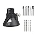 Breynet Dremel Router Attachment Kit Rotary Multi Tool Cutting Guide HSS Router Drill Bit Set for Dremel