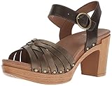 Dansko Women's Dawson Heeled Sandal, Old Gold/Metallic, 40 EU/9.5-10 M US