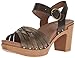 Dansko Women's Dawson Heeled Sandal, Old Gold/Metallic, 40 EU/9.5-10 M US