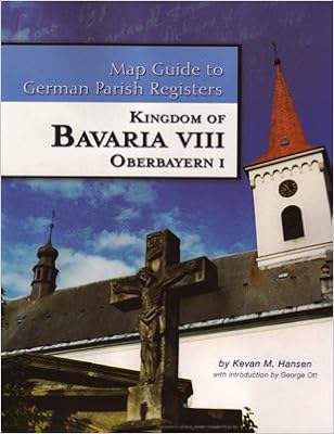 Bavaria VIII Regierungsbezirk Oberbayern I (Map Guide to German