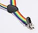JustinCostume Kids or Boys Bow Tie and Suspenders Set, Rainbow