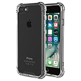 iPhone 7 Case - MoKo Shockproof Flexible TPU Bumper Anti-Scratch Rigid Slim Protective Cases Clear Back Cover for Apple iPhone 7 (2016), GRAY