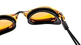 OLYMPIAN Swimming Goggles - Swim with No Leaks, No Fog, UV Protection and 3 Adjustable Nose Pieces best for the Adult Male/Female Casual or Professional Athletes
