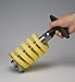 2pcs Silver Stainless Steel Pineapple Corer Peeler Stem Remover Blades for Diced Fruit Rings All in One Pineapple Tool Peeler Slicer