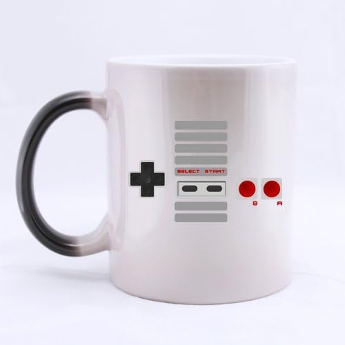 Generic Retro Vintage Old School Gaming Controller mug 11OZ/100% Ceramic Mug (two sides) Custom Coffee/Tea Morphing Cup Mug