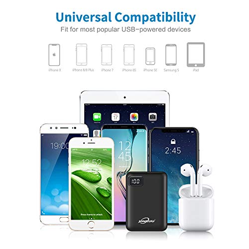 Portable Phone Charger 10000mAh Quick Charge 2.4 A Power Bank External