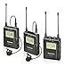 Saramonic UWMIC10 96-Channel Digital UHF Wireless Lavalier Microphone System with 2 Bodypack Transmitters, Portable Receiver, 2 Lav Mics, Shoe Mount, XLR/3.5mm Outputs + More