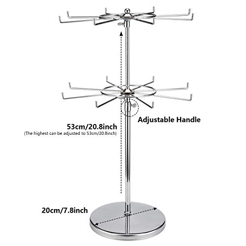 Polmart Medium Duty Two Tier Counter Top Spinner Display Stand