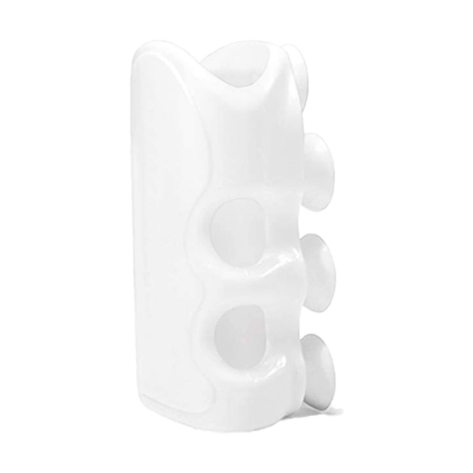 Silicone Shower Head Holder Shower Head Bracket Suction Cup Without Drilling Height Adjustable Holder for Bathroom Self-Priming Shower ,Broom, Mop,Wall,Mount(White)