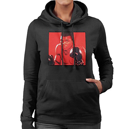 Muhammad Ali Boxing Gloves Vintage Photo Women's Hooded Sweatshirt