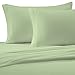 Brielle Home Jersey Knit (T-Shirt) Sheet Set, 100% Cotton, Queen, Sage