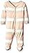 Burt's Bees Baby Organic Tricolor Stripe Snap Front Coverall