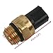 XFMT Radiator Switch Fan Compatible with Kawasaki Ninja ZX-6R ZX636 ZX600 2003-2004