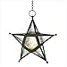 Zings & Thingz Beautiful Hanging Star Candle Lantern, Decorative Iron Light Home Decor, 9.5