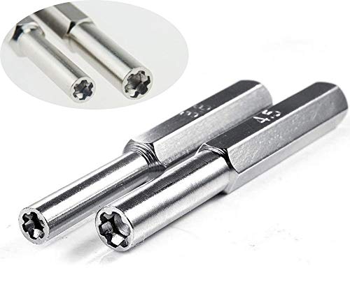 GCA Security Screwdriver Bit,Steel Set of 3.8mm & 4.5mm Screwdriver Security Game Bits for Nintendo NES, SNES, N64, GameBoy, and GameCube