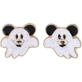 Cute Pair of Mouse Ear Ghost Earrings for Women. Not So Scary Jewelry for All