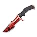 CIMA Multi-color Fixed Blade Tactical Knife CS:GO Classic knife,10.8 inch Overall (red)