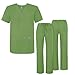 Adar Mens Medical Scrubs Set Medical Uniforms - Roomy Fit (30 Colors)