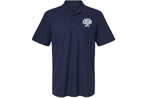 CAMPUS LAB Official NCAA Men's 100% Cotton Knit Polo Short Sleeve Shirt Primary Mark Collection