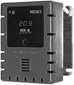 MacurcoOX-6 Oxygen O2 (Low Voltage) Fixed Gas Detector Controller Transducer